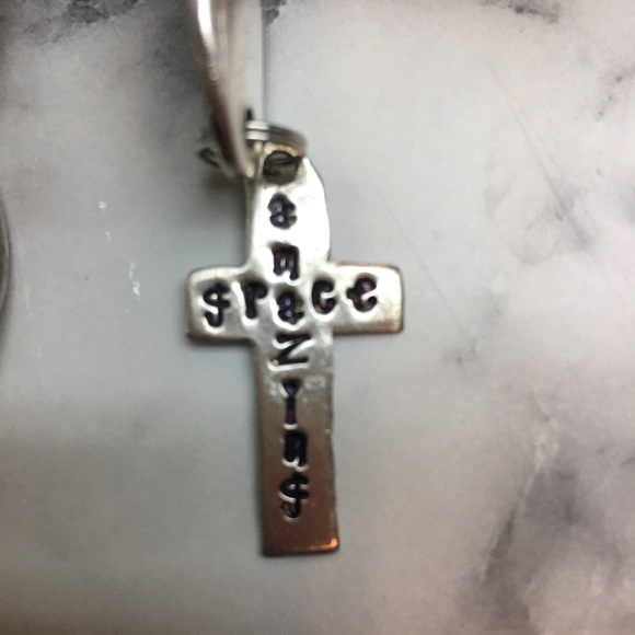 Silver spoon key chain that hangs on purse, charm - Picture 4 of 4